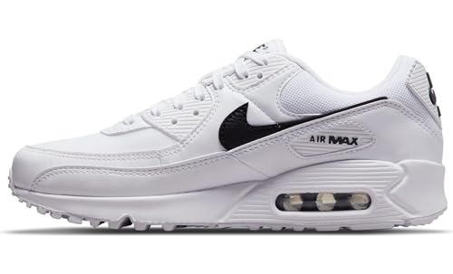 Nike Womens Air Max 90 WMNS White/White/Black DH8010-101 6