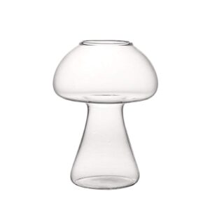 jdfkdskndvkrc mushroom cup cocktail glass - 380ml/12.85oz mushroom mug wine water cocktails mushroom shaped drinks cups - lemonade juice glass bartender special beer wine glasses goblet cooler cup