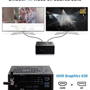 WEIDIAN Mini Complete PC, Mini PC Windows 11 Pro, Core i9-10980HK 64GB DDR4 RAM 512GB NVME SSD 1TB HDD,Mini Computer Windows 11, Micro PC, Micro Computer Support Dual Display, 4K HD, BT5.2 and WiFi6