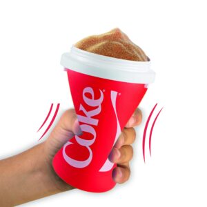 ChillFactor Coca Cola slushy Maker - Reusable slushy Maker Cup, Homemade slushies. Squeeze Cup slushy Maker Kitchen Toys