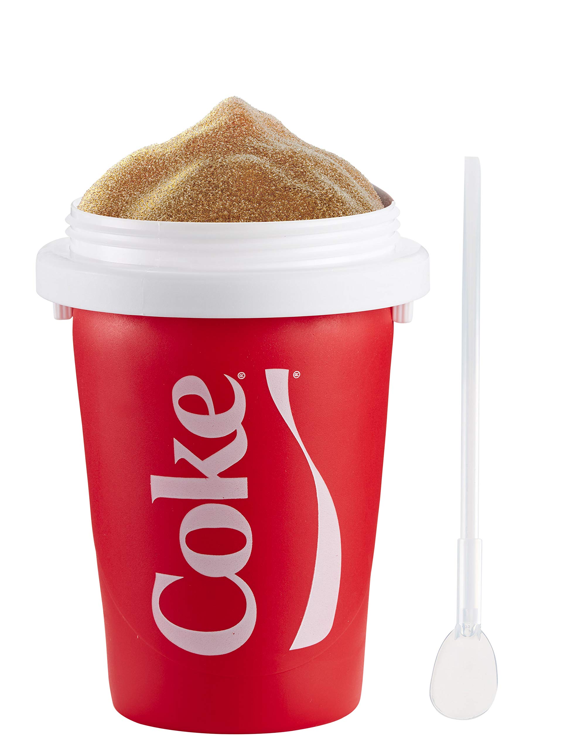 ChillFactor Coca Cola slushy Maker - Reusable slushy Maker Cup, Homemade slushies. Squeeze Cup slushy Maker Kitchen Toys