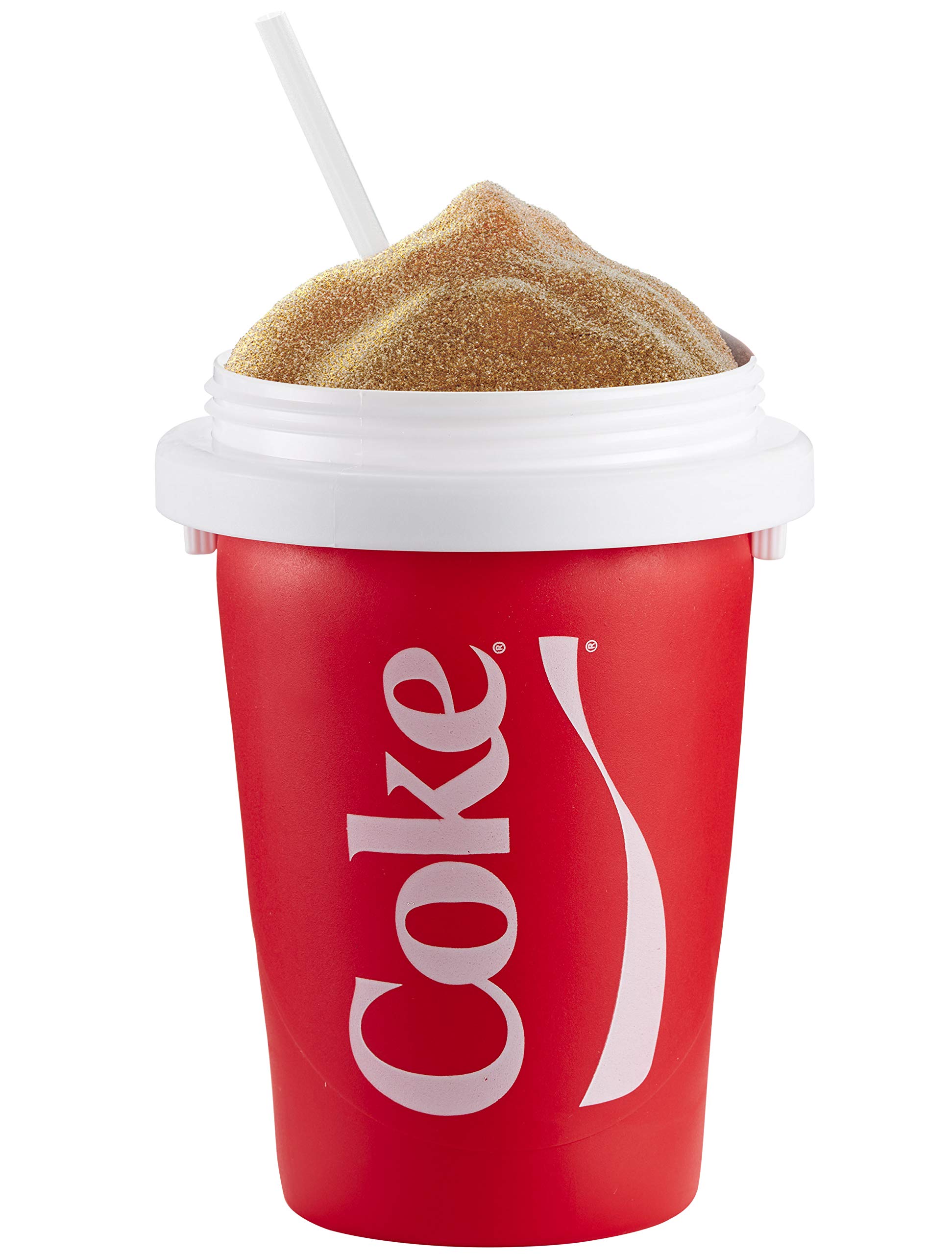 ChillFactor Coca Cola slushy Maker - Reusable slushy Maker Cup, Homemade slushies. Squeeze Cup slushy Maker Kitchen Toys