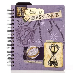 Conquest Journals Harry Potter Time is of The Essence Undated Spiral Planner, Vertical Format, Wrapped Book Board Cover, Spiral Bound, 5 Sticker Sheets, Elastic Closure Strap, Bookmark, 7.75"x9.25"