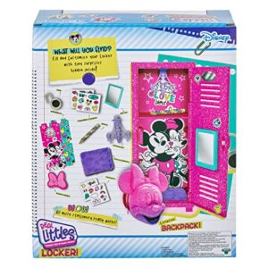 REAL LITTLES Disney - Minnie Mouse Locker and Exclusive Backpack. Customize Your Locker with 10 Surprises