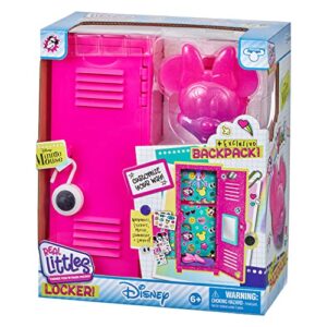 REAL LITTLES Disney - Minnie Mouse Locker and Exclusive Backpack. Customize Your Locker with 10 Surprises