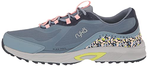 Ryka Women's Stride Trail Sneaker Citadel Blue 6 M