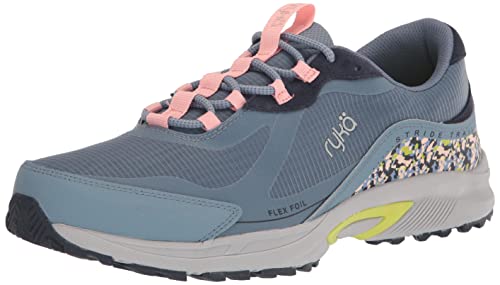 Ryka Women's Stride Trail Sneaker Citadel Blue 6 M