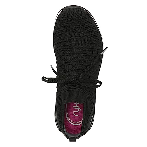Ryka Women's Romia Walking Sneaker Black 7.5 M