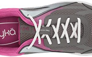 Ryka Women's Dash Pro Walking Shoe Grey/Pink 10 M