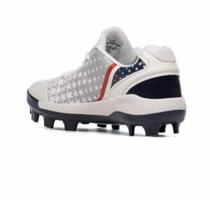 Boombah Women's Dart Star Fade Molded Cleat White/Navy/Gray - Size 10