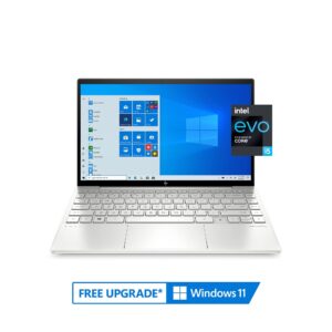 2022 Newest HP Envy 13.3'' FHD Laptop Computer for Business & Student, Intel 11th Gen Core i5-1135G7 up to 4.2GHz, 8GB RAM, 512GB PCle SSD, Fingerprint Reader, Backlit Keyboard, Win 10, Silver