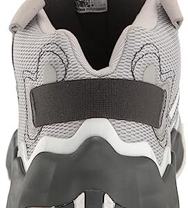 adidas Exhibit B Womens Mid Basketball Shoe, Grey/White/Team Dark Grey, 11.5