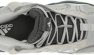 adidas Exhibit B Womens Mid Basketball Shoe, Grey/White/Team Dark Grey, 11.5