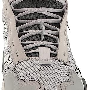 adidas Exhibit B Womens Mid Basketball Shoe, Grey/White/Team Dark Grey, 11.5