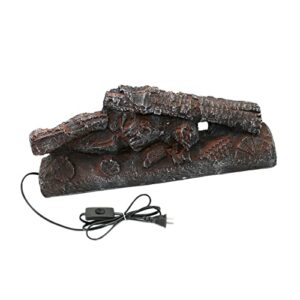 MOBUKJUU 110V-220V Electric Simulation Charcoal Fake Firewood Charcoal Fire Decoration Charcoal Flame Lamp Fireplace Firewood Props