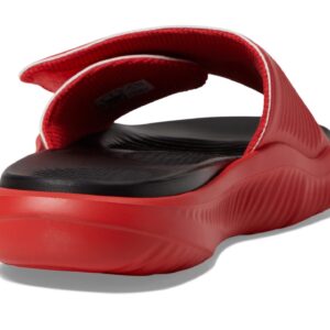 adidas Unisex Alphabounce 2.0 Slides Sandal, Vivid Red/White/Black, 9 US Men
