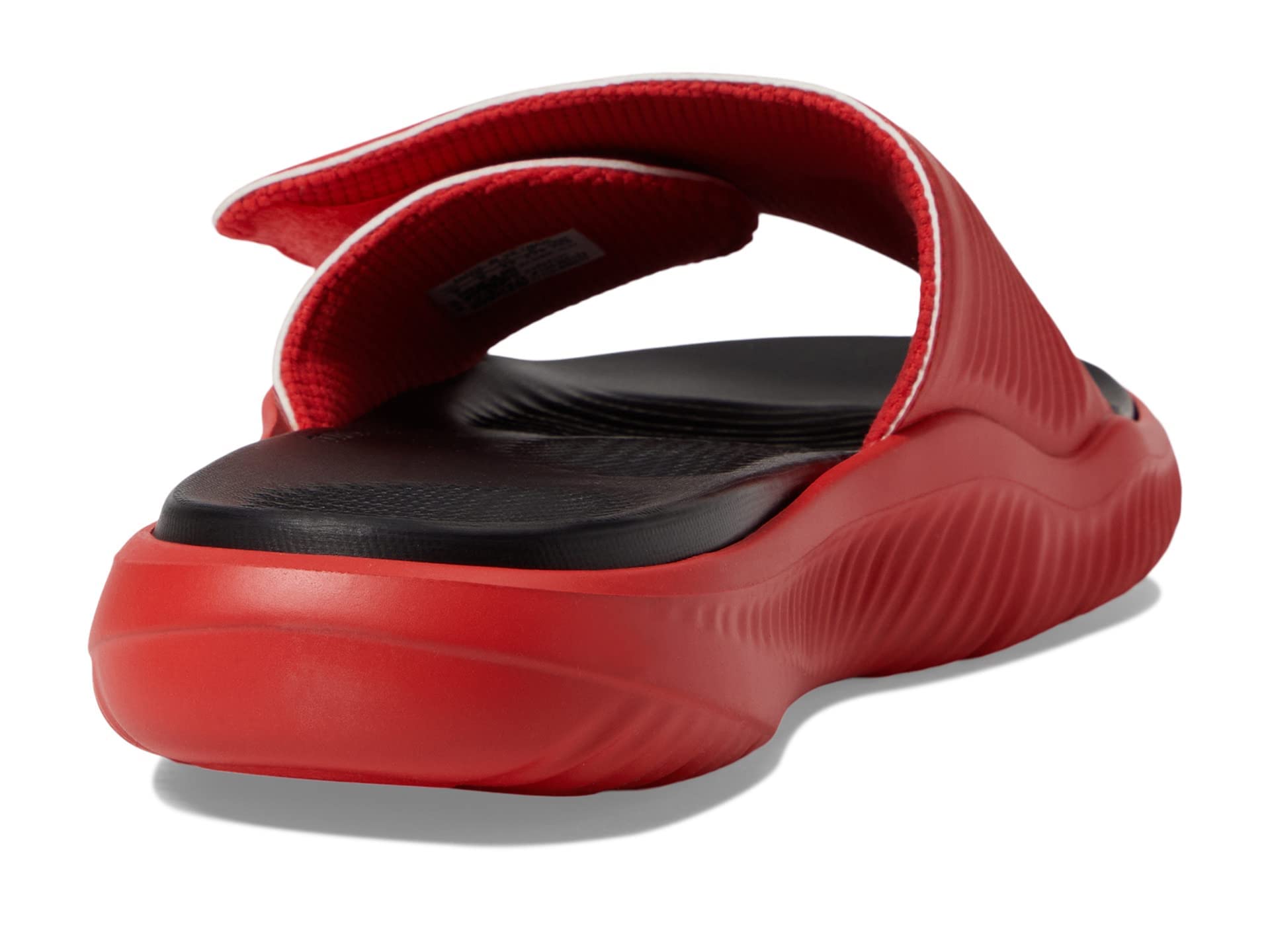 adidas Unisex Alphabounce 2.0 Slides Sandal, Vivid Red/White/Black, 9 US Men