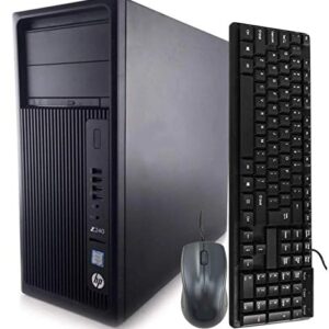 HP Z240 Tower Computer Desktop PC, Intel Core i5-6500 3.20GHz Processor, | 8GB Ram, 128GB SSD + 2TB HDD |HDMI, AMD Radeon RX-550 4GB Graphics, Wireless WiFi, Windows 10 (Renewed)