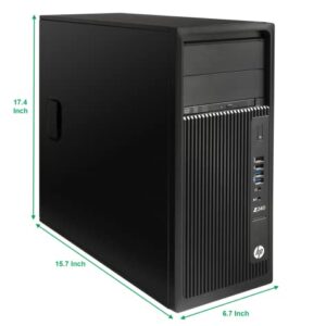 HP Z240 Tower Computer Desktop PC, Intel Core i5-6500 3.20GHz Processor, | 8GB Ram, 128GB SSD + 2TB HDD |HDMI, AMD Radeon RX-550 4GB Graphics, Wireless WiFi, Windows 10 (Renewed)