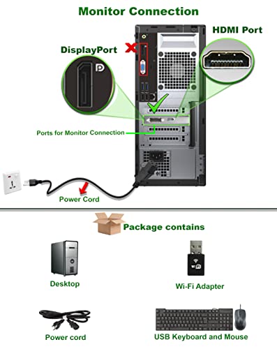 HP Z240 Tower Computer Desktop PC, Intel Core i5-6500 3.20GHz Processor, | 8GB Ram, 128GB SSD + 2TB HDD |HDMI, AMD Radeon RX-550 4GB Graphics, Wireless WiFi, Windows 10 (Renewed)