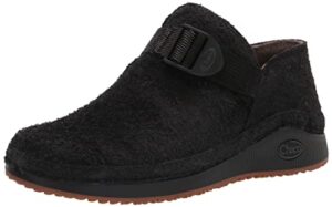 chaco women's paonia moccasin, black, 12