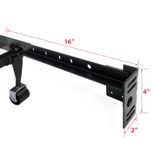 iuhome Bed Frame Footboard Extension Brackets Set Attachment Kit,Universal Bolt-on Footboard Extension Brackets Will Fit Most Twin, Full, Queen and King Bed Frames