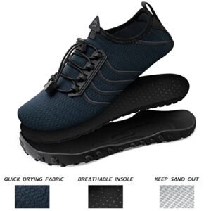 SAYOLA Water Shoes Women Men Quick Dry Barefoot for Beach Surf Swim Pool Boating Sailing SA002 Navy Blue