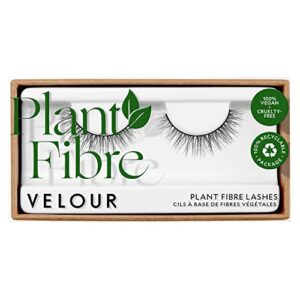 velour plant fibre lashes - a new leaf - hemp-derived false eyelashes - lightweight, reusable, handmade - wear up to 25 times - natural fake lashes - 100% vegan, soft and comfortable, all eye shapes