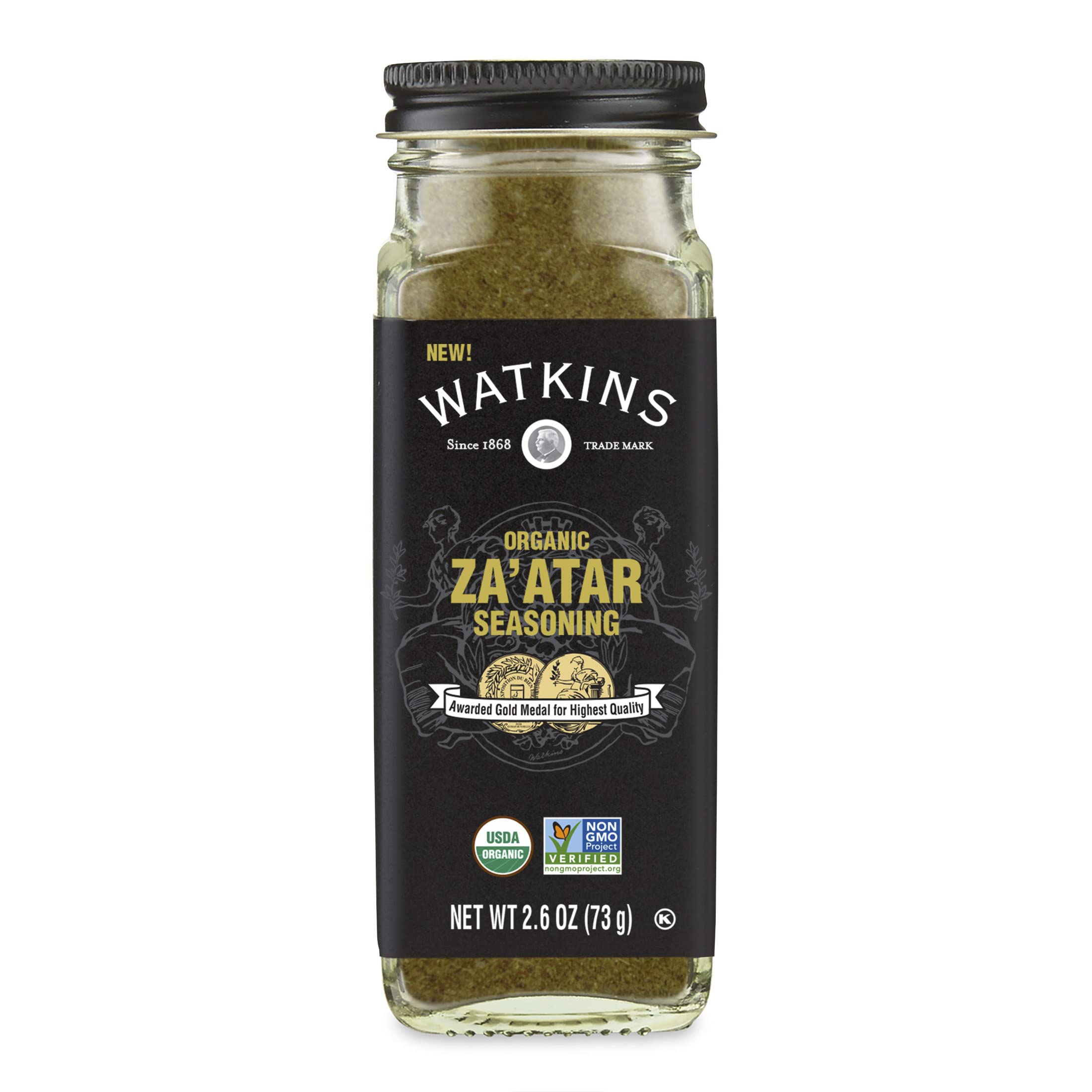 Watkins Organic Za'atar Seasoning, Spice Mix, 2.6 oz., 1 Count