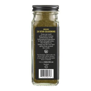 Watkins Organic Za'atar Seasoning, Spice Mix, 2.6 oz., 1 Count