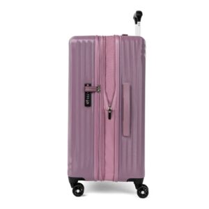 Travelpro Maxlite Air Hardside Expandable Carry on Luggage, 8 Spinner Wheels, Lightweight Hard Shell Polycarbonate Suitcase, Orchid Pink Purple, Checked Medium 25-Inch