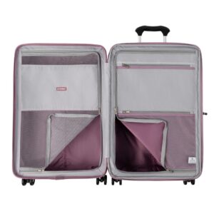 Travelpro Maxlite Air Hardside Expandable Carry on Luggage, 8 Spinner Wheels, Lightweight Hard Shell Polycarbonate Suitcase, Orchid Pink Purple, Checked Medium 25-Inch