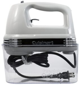 cuisinart hm-90scgr power advantage plus 9-speed handheld mixer with storage case, cool grey