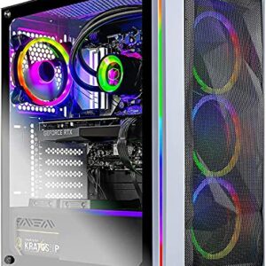 Skytech Chronos White Gaming PC Desktop – Intel Core i9 10900K 3.7 GHz, RTX 3080 Ti, 1TB NVME SSD, 32G DDR4 3200, 850W Gold PSU, 360mm AIO, AC Wi-Fi, Windows 10 Home 64-bit