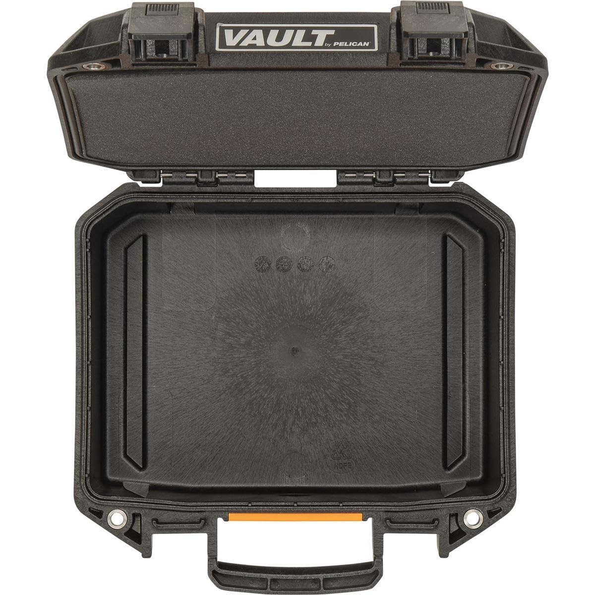 Pelican Vault - V100 Multi-Purpose Hard Case with Padded Dividers for Camera, Drone, Equipment, Electronics, and Gear (Black)