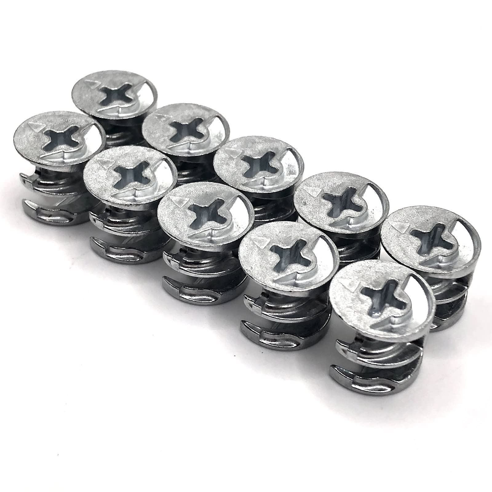 ReplacementScrews Eccentric Cam Lock Nuts Compatible with IKEA Part 113434 (Pack of 10)