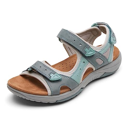 Cobb Hill Women's Fiona Sandal, Blue, 9