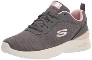 skechers sport women's women's skech-air dynamight sneaker, ccpk=charcoal/pink, 5.5