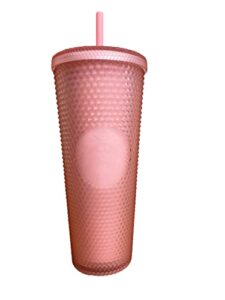 starbucks 2022 valentine's soft touch pink studded venti (24 oz.) tumbler