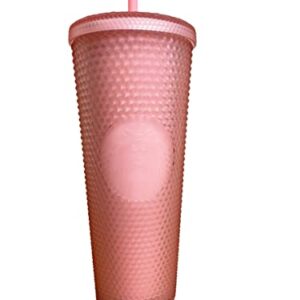 Starbucks 2022 Valentine's Soft Touch Pink Studded Venti (24 oz.) Tumbler