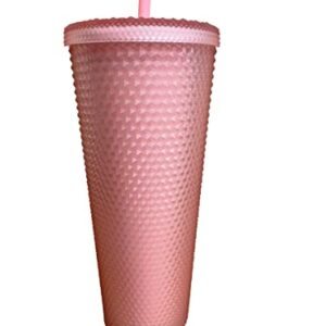 Starbucks 2022 Valentine's Soft Touch Pink Studded Venti (24 oz.) Tumbler