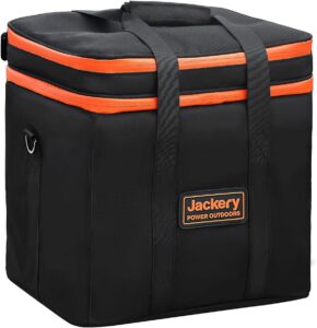 jackery carrying case bag for explorer 1500 portable power station - black (e1500 not included)