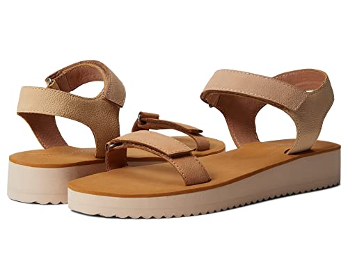 Madewell The Maggie Sandal in Colorblock Sandstone Multi 9 M