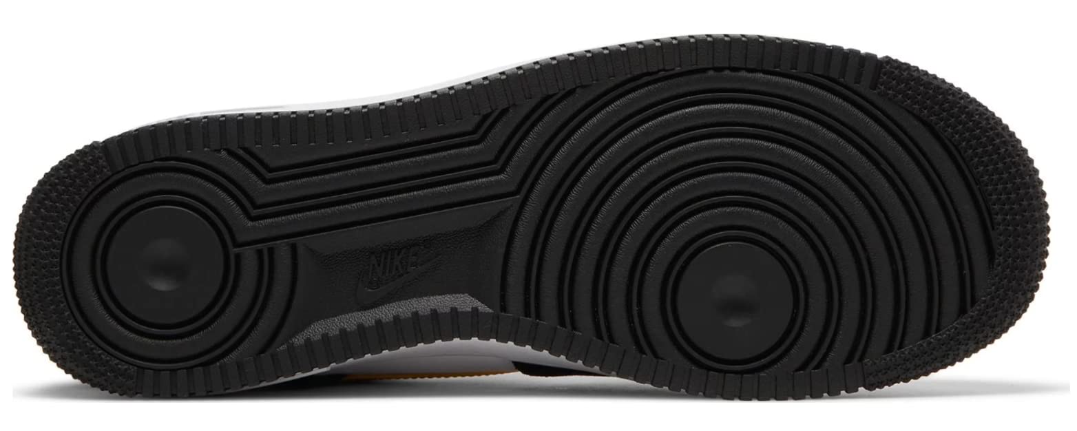 Nike Men's Air Force 1 '07 LV8 Black/Dark Sulfur-White-Black (DH7568 002) - 11