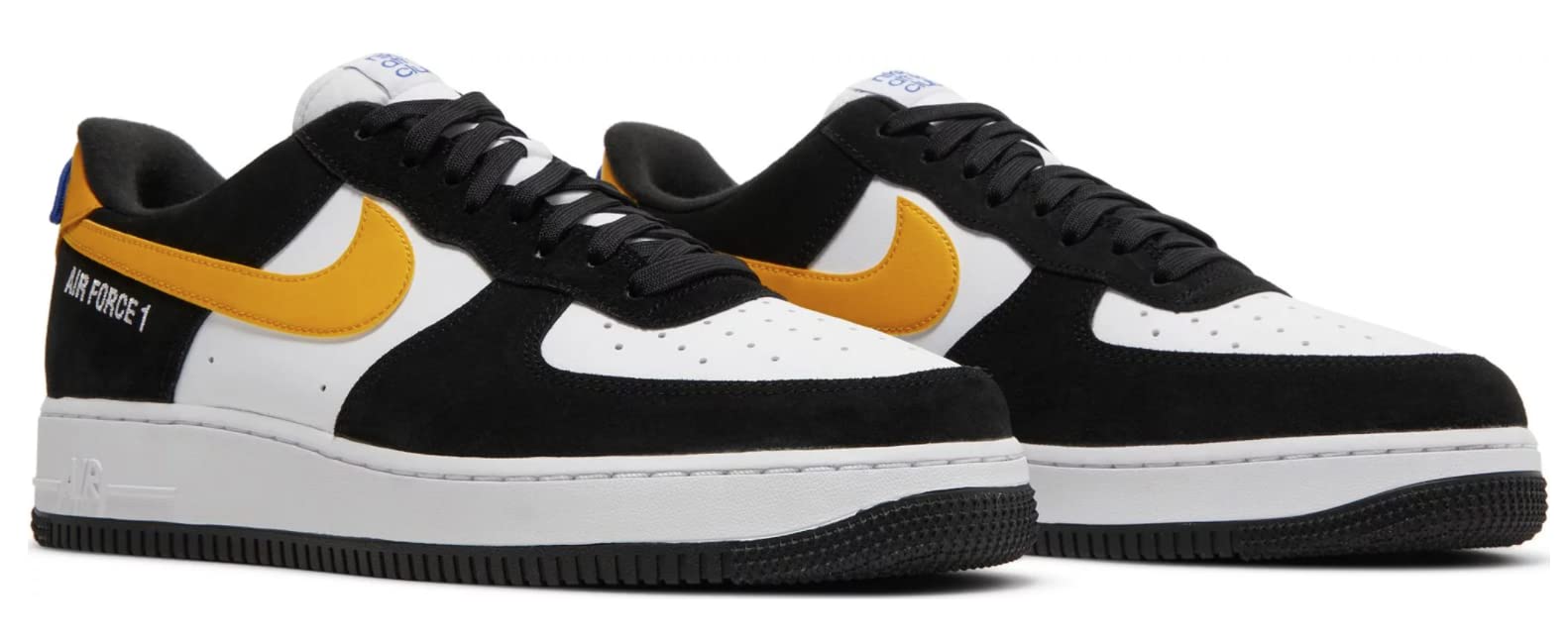 Nike Men's Air Force 1 '07 LV8 Black/Dark Sulfur-White-Black (DH7568 002) - 11