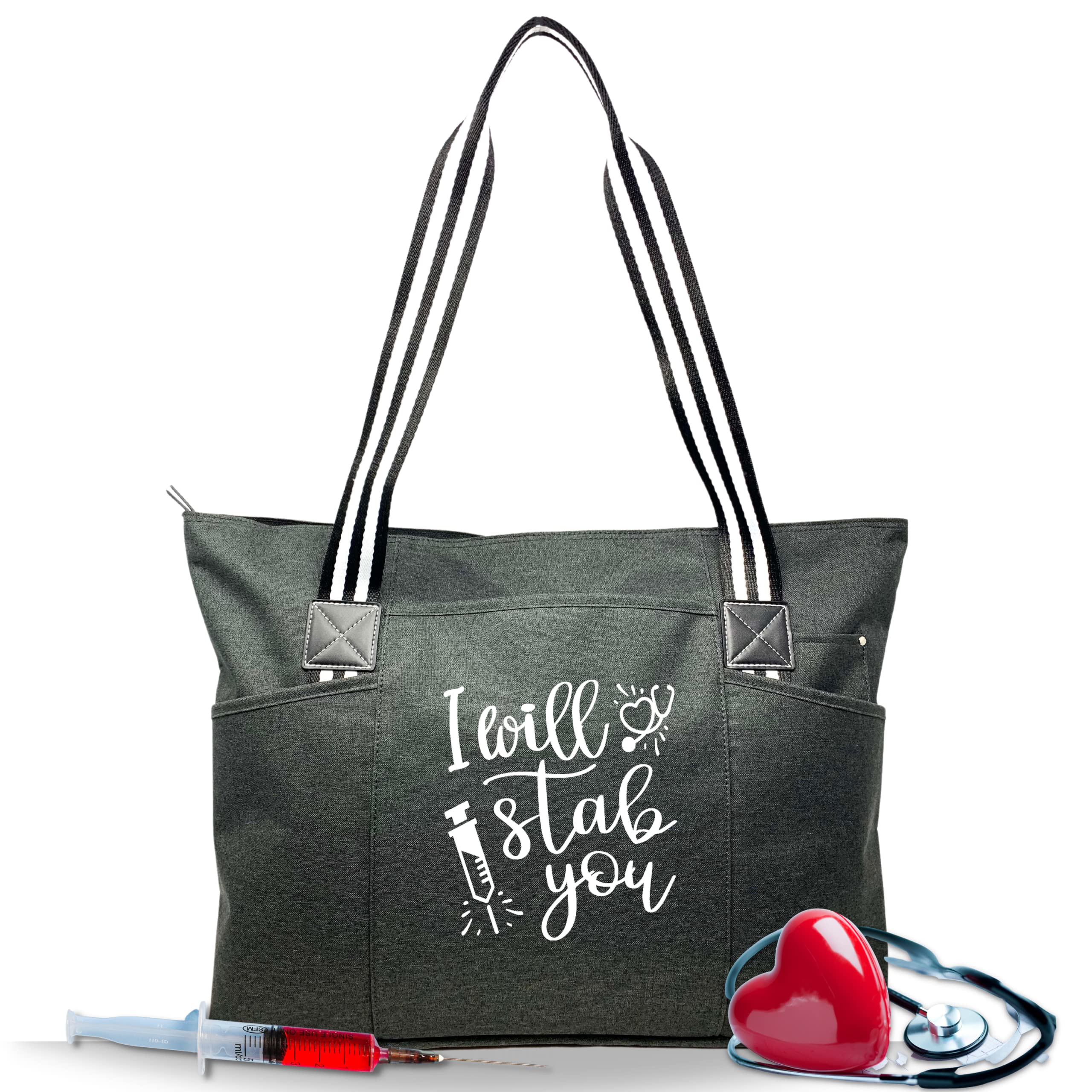 Nurse Bags and Totes for Work - Nursing Bags for Nurses - Nurse Bag, Medic Tote, Clinic Bag for Nursing Students, Nursing Bag, CNA Bags, RN Bags, RN Tote, Nurse Gifts for Women, Graduation