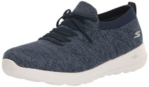 skechers women's go walk joy-abbie sneaker, navy, 9.5