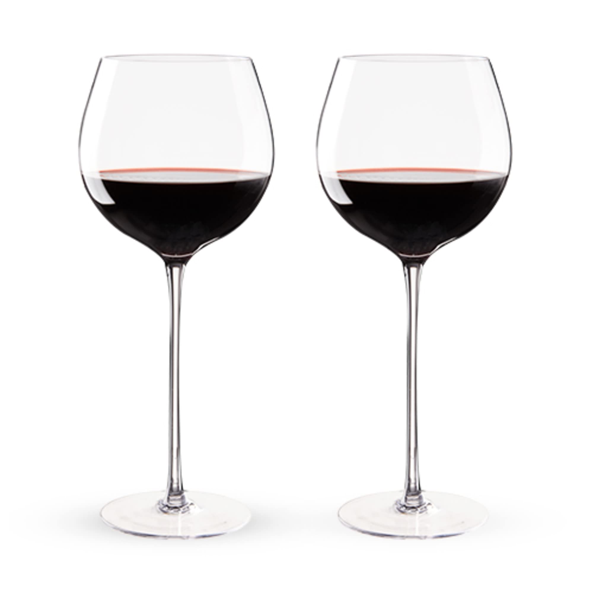 Twine Linger Crystal Wine Glasses Set of 2-20oz Stemmed Red Wine Glasses, Wine Gifts for Wine Lovers & Special Occasions