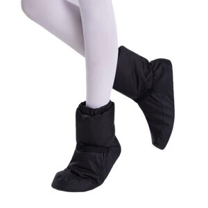 btseury ballet warm up booties ballet winter boot warm dance shoes comfortable lightweight dance shoes for teen girl woman