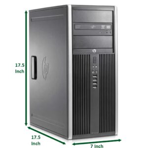 HP Tower Computer Gaming PC [ Intel Core i7 Processor, 16GB Ram, 128GB SSD, 2TB Hard Drive, HDMI, Wireless WiFi] AMD Radeon RX 550 4GB, Windows 10 (Renewed)